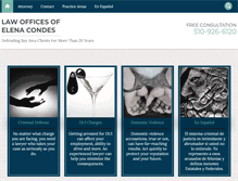 Tablet Screenshot of elenacondes.com